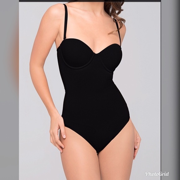 The Body Wrap The Pin Up Strapless Padded bodysuit - Picture 2 of 6